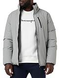 Champion Legacy Outdoor-Stretch Nylon Reversible Chaqueta Acolchada, Grigio Monumento/Nero, XL Hombres