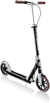 Globber NL 205 Deluxe - Scooter 205 mm ABEC 7 Handbrake Height Adjustable Front Suspension Folding Mechanism