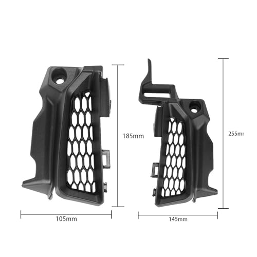 Grille d'aération latérale de moto et déflecteur d'aileron pour CB650R