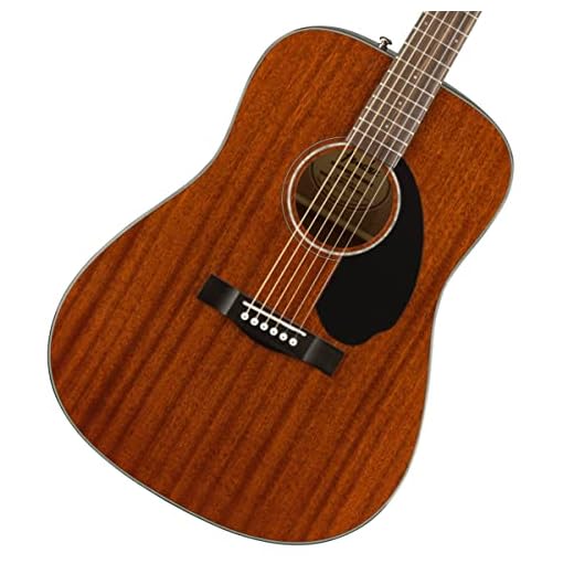 Guitarra acústica Fender FSR CD-60 Dreadnought V3 en caoba con diapasón de nogal, ideal para principiantes