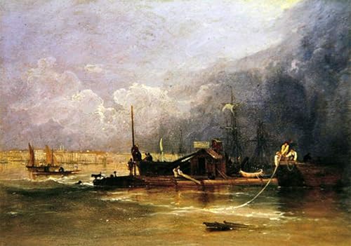 Peinture chantier naval de Bristol pour habiller un grand mur vide de salon