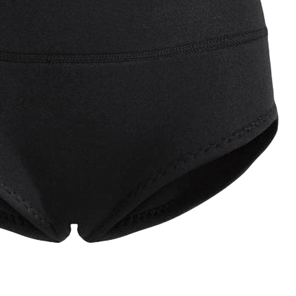 pistro Damen-Neoprenanzug, 1,5 mm, Neopren, Tauchen, Schnorchel, Unterwäsche, kurze Hose, flach, Schwarz, Größe L