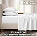 SGI bedding 100% Egyptian Cotton Sheets King Size - 1000 Thread Count Luxury Hotel Sheets, 18