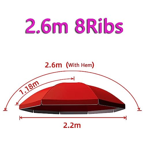 Tissu de parasol de jardin bordeaux pour ombrager votre table de repas en extérieur