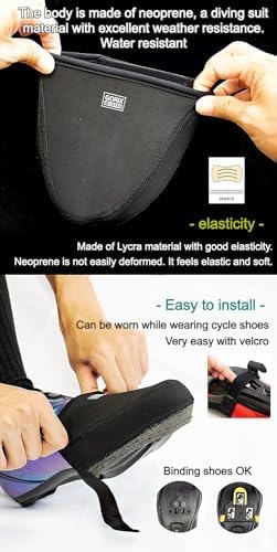 GORIX Cubrezapatos Protector para Dedos Invierno Ciclismo miniatura 4