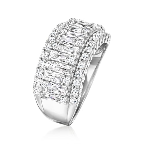 Ross-Simons 2.40 ct. t.w. CZ Ring in Sterling Silver3