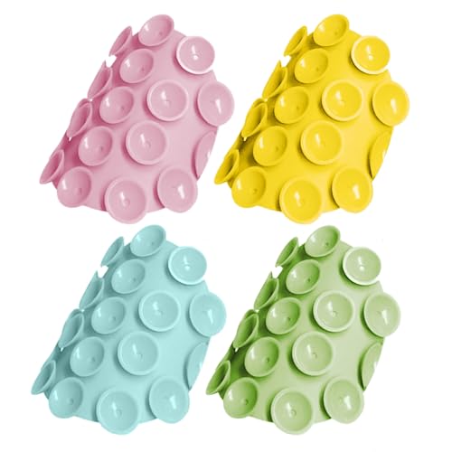 Orzero Ventosa per Telefono per Tutti i Modelli di Telefono, Supporto per Cellulare Vivavoce Antiscivolo per Selfie e Video Ventose per Cellulare - Blu/Verde/Giallo/Rosa