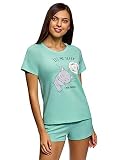Estupendo pijama con dibujo divertido de gato y mensaje