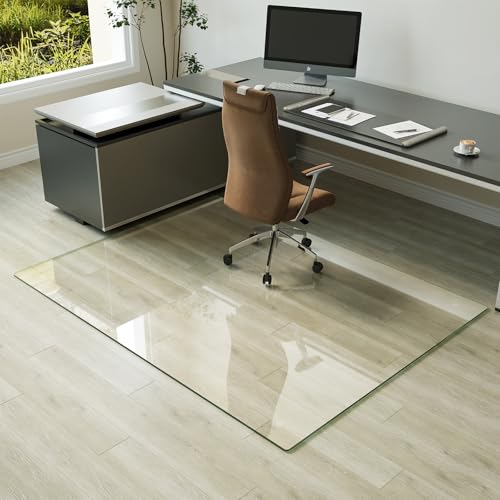 Image of Koonmi 54 inch x 72 inch Office Chair Mat for Hardwood Floors & Carpets
