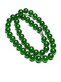 collane di giada verde prezzi Perline da 10 mm. Handmade Collana di Perle di Giada Verde Naturale, 10 mm, 45,7 cm, Idea Regalo per una Mamma