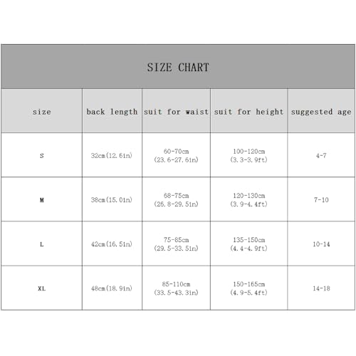 Kids Chest Armor Back Spine Chest Body Protector Motorcycle Motocross Protection Gear Guard Dirt Bike Riding Racing Vest for Child (L)