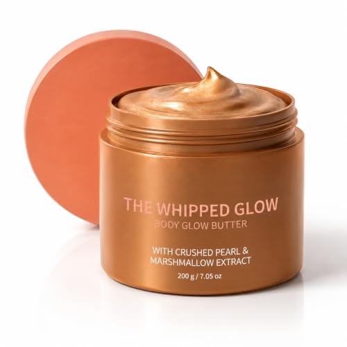 Image of Whipped Body Butter, Body Glow Cream, Shimmer Body Lotion for Radiant Skin
