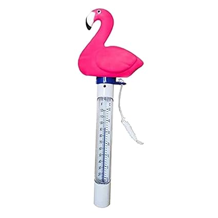 Benix Cartoon Cute Floating Swimming Spa Pool Pond Thermometer Flamingo