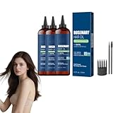 Cold Hug Calm Roots 120ml Rosmarinöl für Haar - Mit Rosmarin & Rizinusöl, Repariert Trockenes, Stärkt Haar, Feuchtigkeit, Aufpolstern & Verdichten