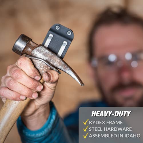 HammerMaster | Hammer Holder Loop - Clip-On Tool Belt Holster Holds Hammers, Hatchet, or Mallet - Thumbnail 6