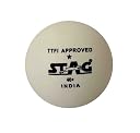 Stag Performance 1 Star White Table Tennis (T.T) Balls| Advanced 40+mm Ping Pong Balls for Training, Tournaments and Recreational Play| Durable for Indoor/Outdoor Game - Pack of 6 gallery image