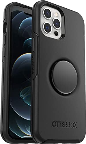OtterBox Otter+Pop Case for iPhone 12 mini, Shockproof, Drop proof, Protective Case with PopSockets PopGrip, 3x Tested to Military Standard, Pink