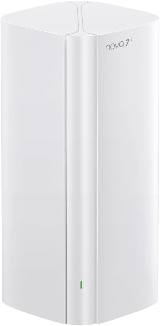 Tenda BE3600 Dual-Band WiFi 7 Mesh System – Supports 160+ Devices, 3*Full Gigabit Ports, MLO, 4K-QAM, Seamless Roaming, VPN, Internet Backhaul - ME3 Pro (1-Pack)