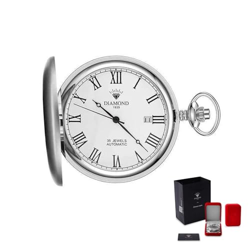 Reloj de bolsillo para estudiantes y amantes del estilo vintage con agujas luminosas