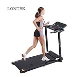 [page_title]-lontek P5 Profi Laufband | elektrisch und klappbar | mit 12 Programme，bis zu 10 km/h， 90 kg Belastbarkeit，Sport Fitness Training