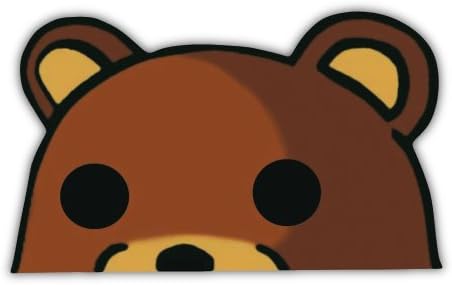 Pedo Brown Bear rage meme 4chan 9gag sticker decal 5" x 3"