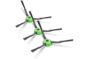 iRobot Roomba Genuine Replacement Parts - e, i, & j Series 3-Pack Edge-Sweeping Brushes