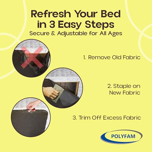 Image of Bed Dust Cover - Cambric - Bottom Cloth /Replacement Fabric for Underside of Mattress Box Spring or Foundation (T, TXL, F, Q, K, CK)