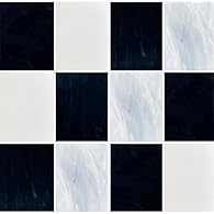 Glass Sheet Size: 4 x 6 inches/ 10 x 15 cm per sheet, Thickness: 1/8 inch, easy to cut into different shapes for stained glass projects and mosaics glass crafts Classic Colors: Assorted black and white stained glass sheet variety pack, mixed pure bla...