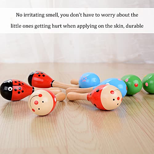 8 stuks houten maraca, gekleurd hout rammelaar zand hamer ei shakers muziek percussie speelgoed voor kinderen peuters… - Image 6