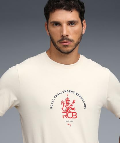 Image of Puma RCB 2026 Men's Logo Print Tee | IPL 2026