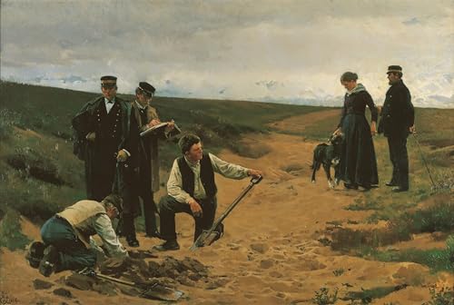 Pintura Summum Jus Summa Injuria cuadro lienzo Henningsen decoracion pared salon 60x90