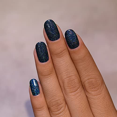 Image of ILNP Skyline - Midnight Sapphire Blue Ultra Holo Nail Polish