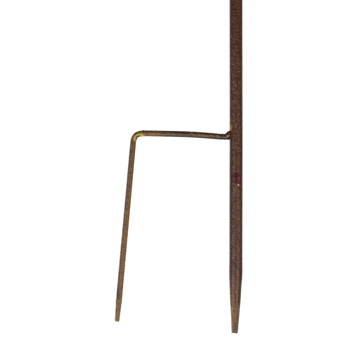 Piquet de jardin décoratif en métal - 150 cm de haut - 2 oiseaux amusants avec cylindre et lunettes sur cadre pendulaire - Résistant aux intempéries - Figurine de décoration de jardin mobile avec