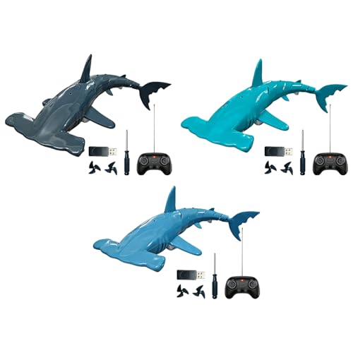 Jouet requin télécommandé 2.4 GHz étanche pour piscine et bain