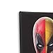 Open Road Brands Marvel Deadpool and Wolverine Dual Face Gallery Wrapped Canvas Wall Decor - Deadpool Wall Art for Man Cave or Movie Room