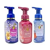 Bath & Body Works Gentle & Clean Foaming Hand Soap – PRINCESS COLLECTION – 3pc bundle 8.75 fl oz each (Rapunzel, Aurora, Snow White)