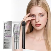 Perfection Eye Tightener with Brush - Instant Firming Under Eye Cream with Hyaluronic Acid & Vitamin E - Smooths Fine Lines, Wrinkles & Under Eye Bags - For All Skin Types 1
