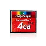 FengShengDa 4G Extreme Compact Flash Memory Card Speed Up To 80MB/s Frustration-Free Packaging SDCFHS-4G-AFFP