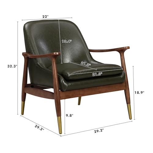 Sillón Moderno Plegable Verde miniatura 2
