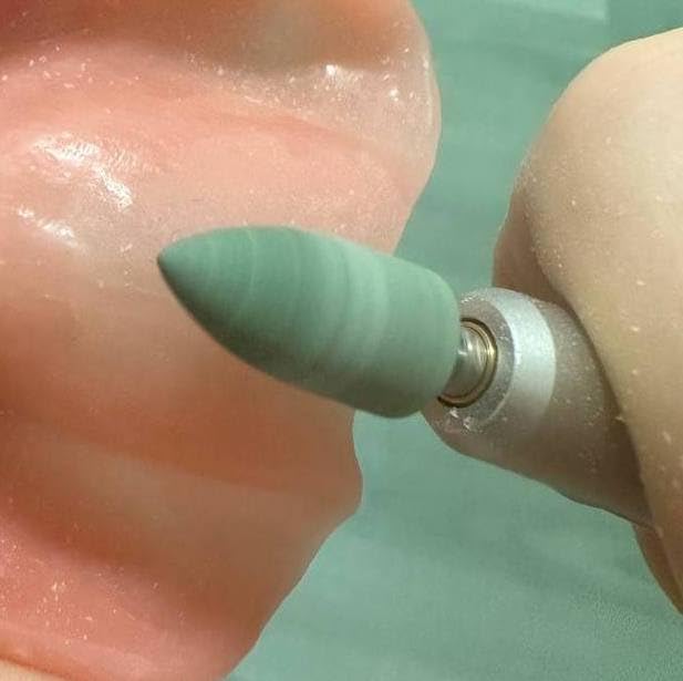 Image of Polishing Head Set for Rotary Tools - For Buffing, Smoothing, Grinding and Creating a Shiny Finish, Helps Remove Surface Stains and Refine Edges for a Comfortable Fit