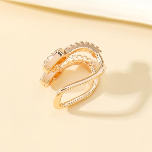 Image of Ear Cuffs Non Piercing Chunky Ear Cuff Earrings for Women Non Tarnish Clip on Cartilage Earrings Trendy Jewelry No Pierced Ears Fake Earring Set Fashion Accessories Jewelry Birthday Gifts