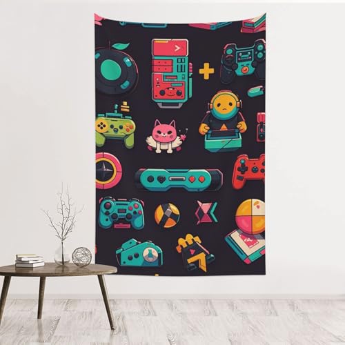 Tapisserie de jeu en velours pêche haut de gamme pour décoration murale
