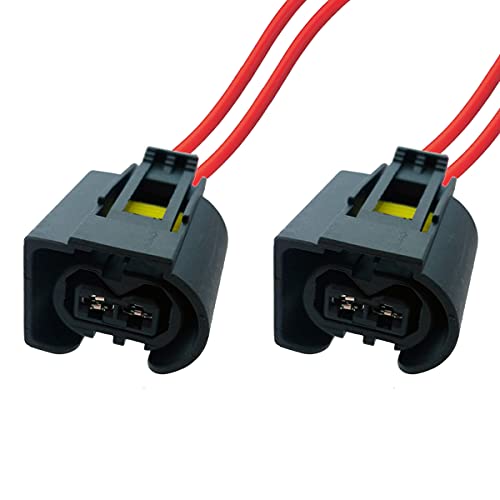 Conector de repuesto para inyector diésel Bosch A1685452928 con cable (2 x FEMALE) 50290937, L-BW50290937, 1967412-2 Cover