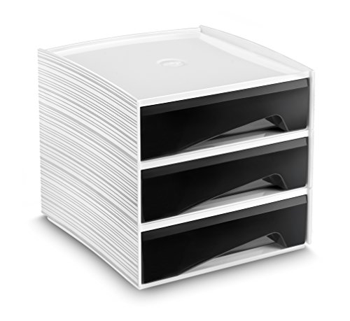 Preisvergleich Produktbild CEP 1031110011 Mycube 3 breite Schubfächer 3-111, schwarz