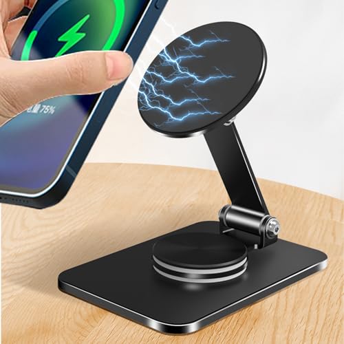 Support de téléphone voiture magnétique et pliable avec rotation 360 - 4