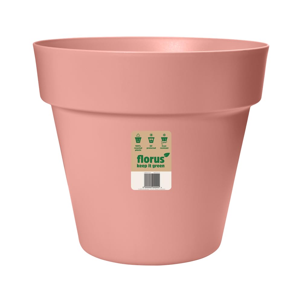 Elho Florus Paris Flowerpot 25 soft pink L 25.0 W 24.5 H 22.0 LT. 6.5