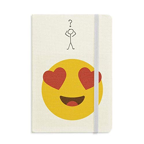 Diario clásico A5 Hearts in Eyes para organizar tus mañanas de café y planificación de proyectos
