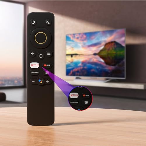 Image of ZdalaMit Original Voice Bluetooth Remote Control Compatible with Realme Tv Suitable for Realme Android FHD UHD OLED TV with Hot Keys