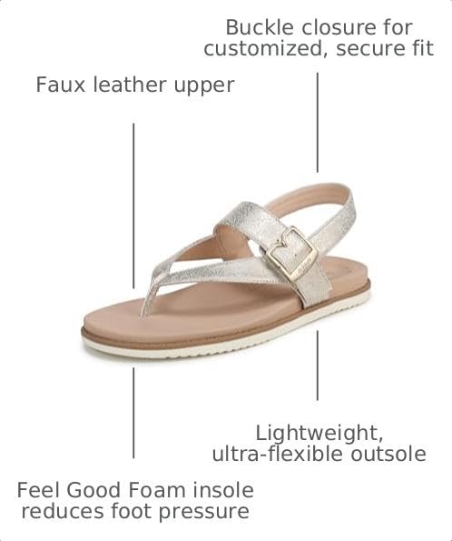 Dr. Scholl's Women's So Chill Sandal Light Gold 8.5 M - image 3