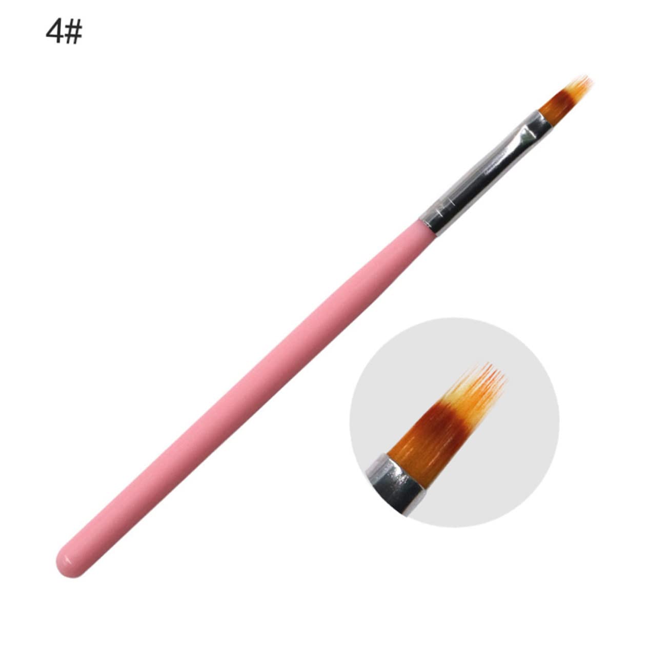 FRCOLOR 24piezas Pinceles Para Arte De Uñas Mango Herramientas De Manicura Para Uso Profesional y Doméstico Para Iniciantes y Amantes Del Nail Art
